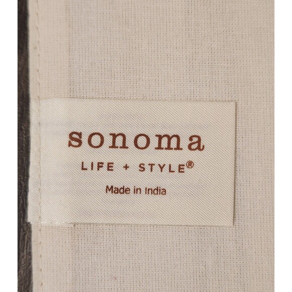 Sonoma 4 Placemats‎ Cottage Core Spring Summer Yellow Cream Gray Striped Cotton - Picture 3 of 4